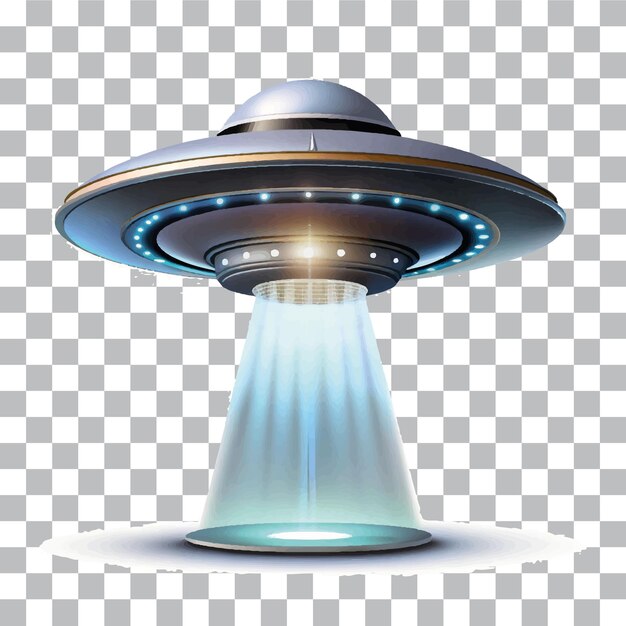el vector de un OVNI alienígena en 3D