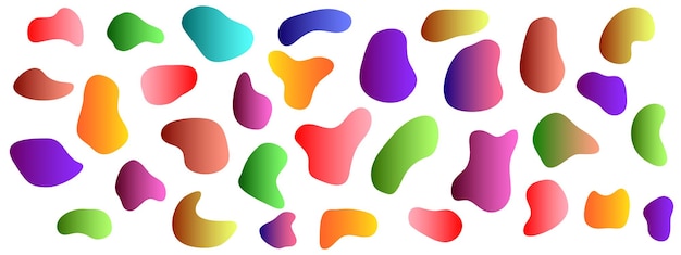 Vector de paisaje de naturaleza abstracta