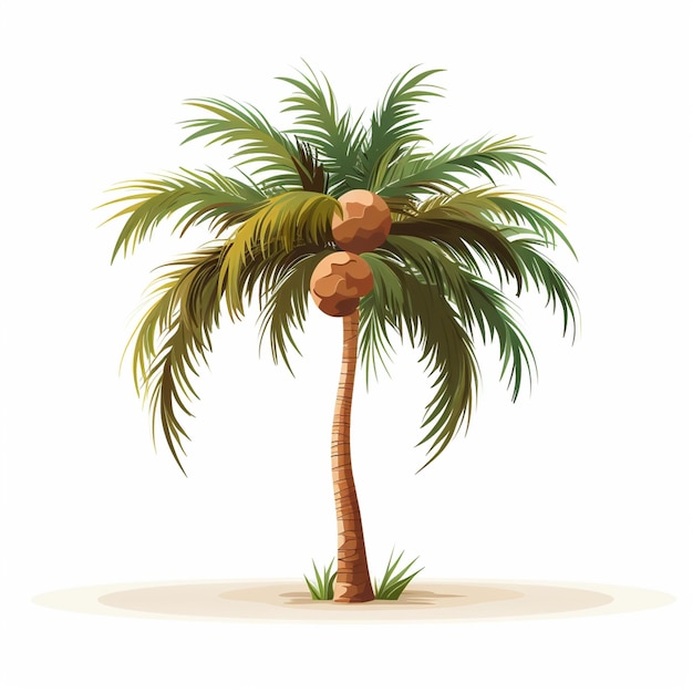 Vector de la palmera de coco