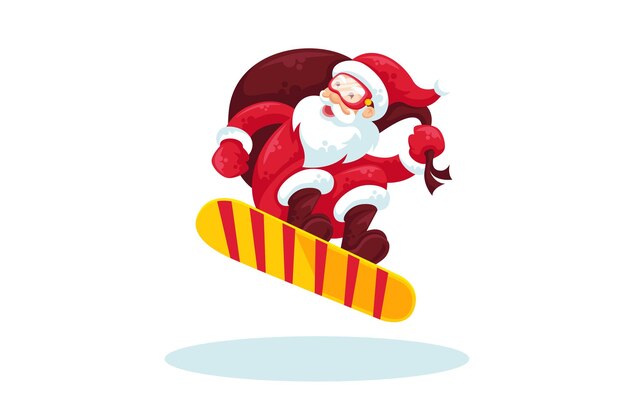 Vector de Papá Noel