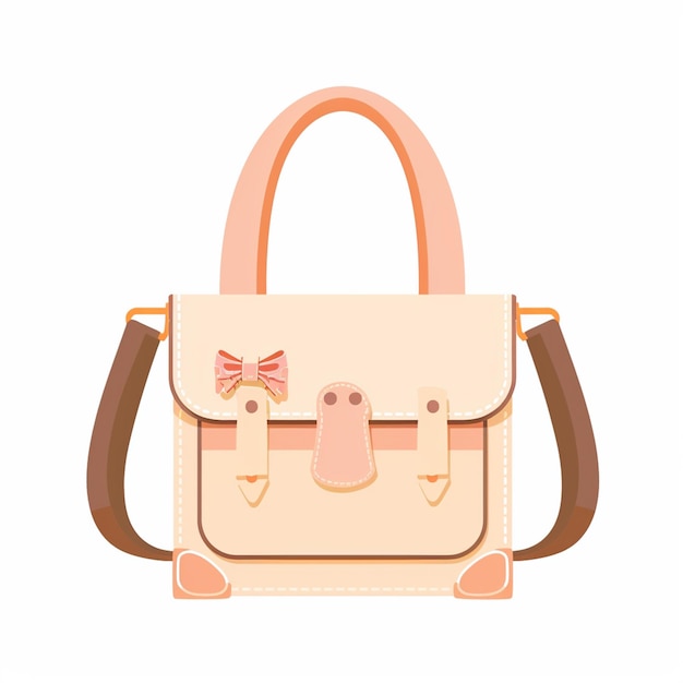 Vector de papel de bolsa de embalaje diseño aislado icono de venta al por menor manija de ilustración de maqueta realista