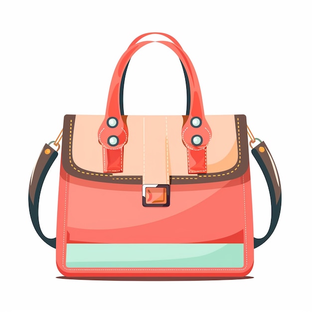 Vector de papel de bolsa de embalaje diseño aislado icono de venta al por menor manija de ilustración de maqueta realista