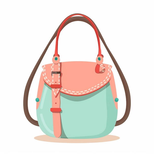 Vector de papel de bolsa de embalaje diseño aislado icono de venta al por menor manija de ilustración de maqueta realista