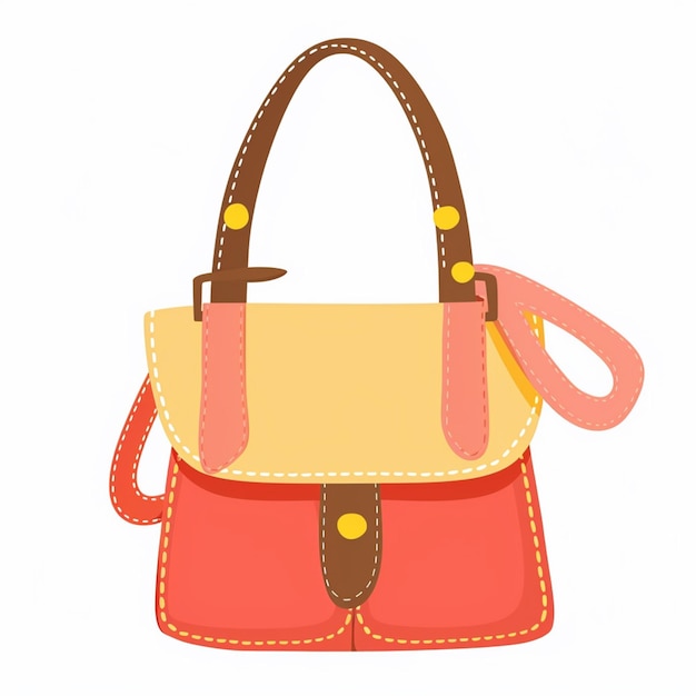 Vector de papel de bolsa de embalaje diseño aislado icono de venta al por menor manija de ilustración de maqueta realista