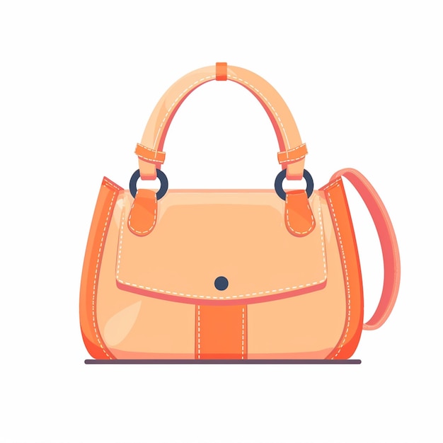 Vector de papel de bolsa de embalaje diseño aislado icono de venta al por menor manija de ilustración de maqueta realista
