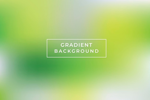 Vector de papel de pared de fondo de gradiente de colores verdes