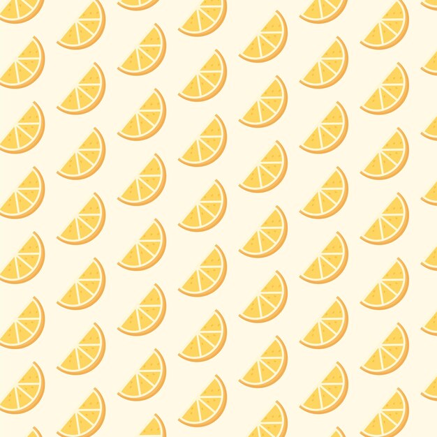 Vector de papel de pared de patrón sin costura de naranjas