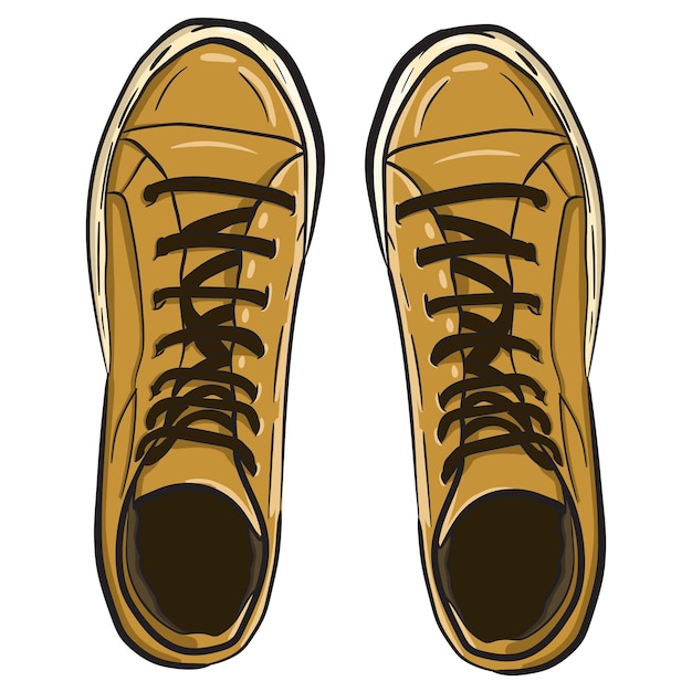 vector de un par de zapatos adultos mocasines marrones
