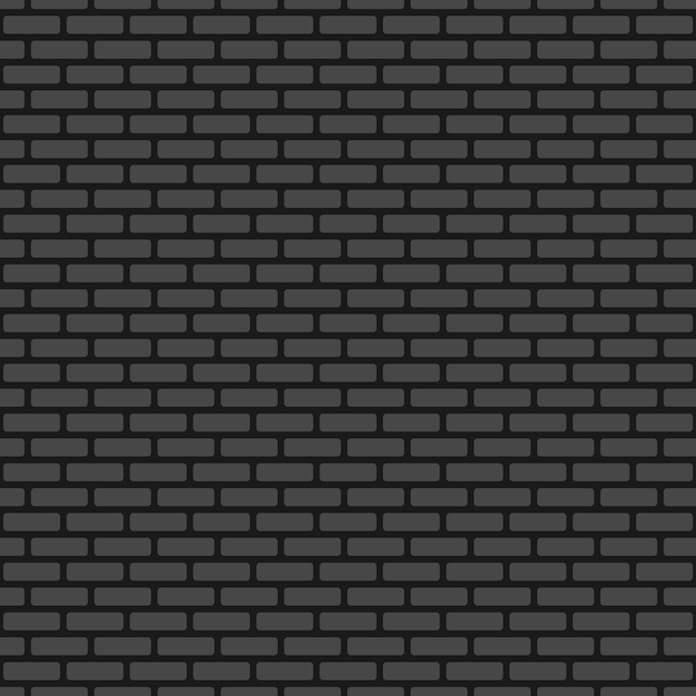 Vector de pared de ladrillo negro textura sin costuras Mejor para papeles de pared superficie de fondo y diseño web