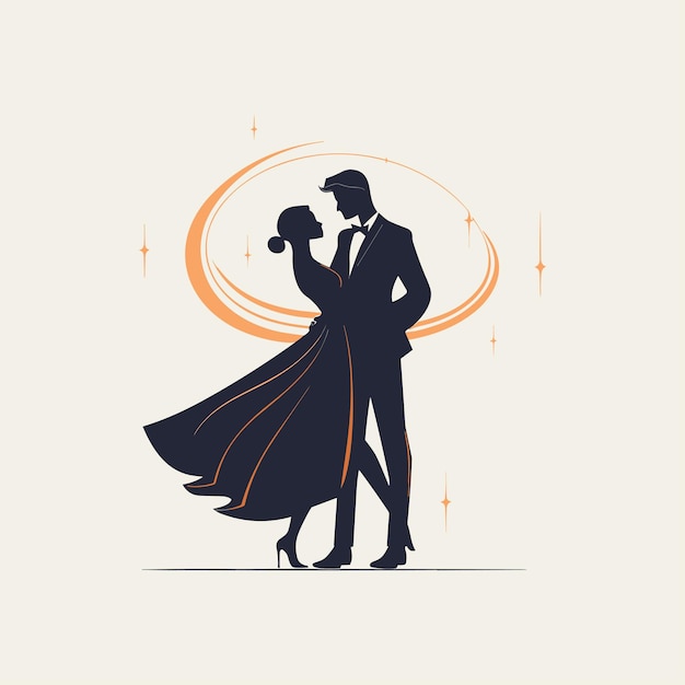 vector de pareja de baile