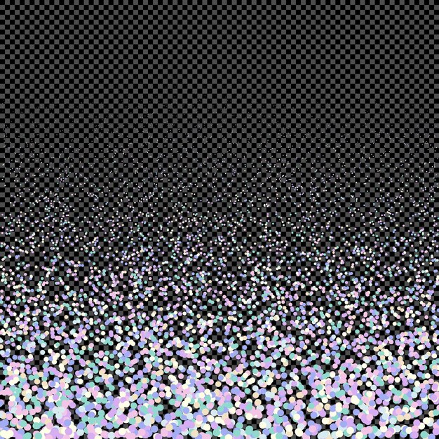 Vector de partículas de color perla chispas efecto de polvo brillante textura de confeti arte lujo magia rica artística abstracta liner gradiente fondo oscuro