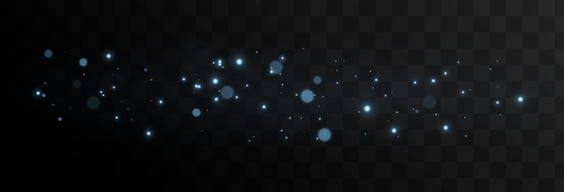 Vector partículas de luz azul Polvo mágico resplandor png resplandor mágico luz azul