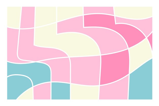 Vector Pastel de recurso gráfico de fondo abstracto de mosaico rosa