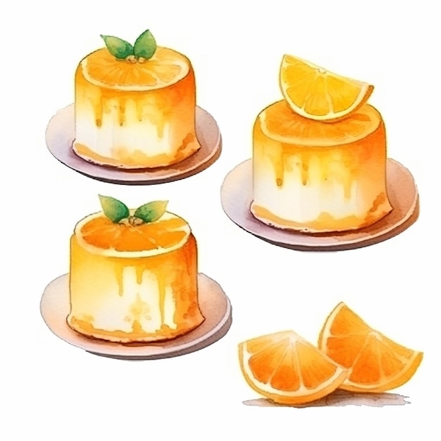 Vector vector de pasteles deliciosos conjunto de frutas y pasteles vector de pasteles dulces horneados conjunto de pasteles vector