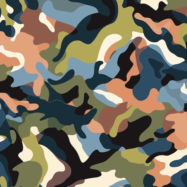 Vector de patrón de bandera de camuflaje