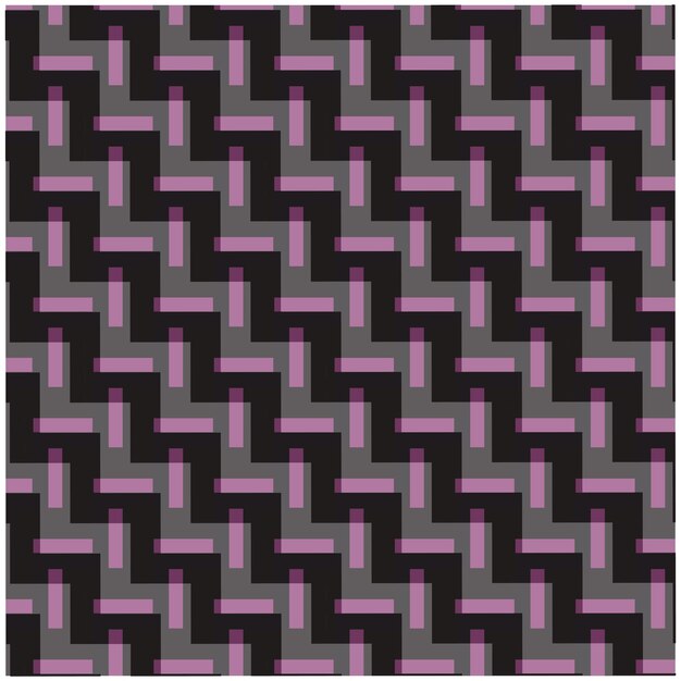 Vector de patrón de chevrón colorido sin costuras abstracto en líneas de zigzag de patrón geométrico impreso en negro