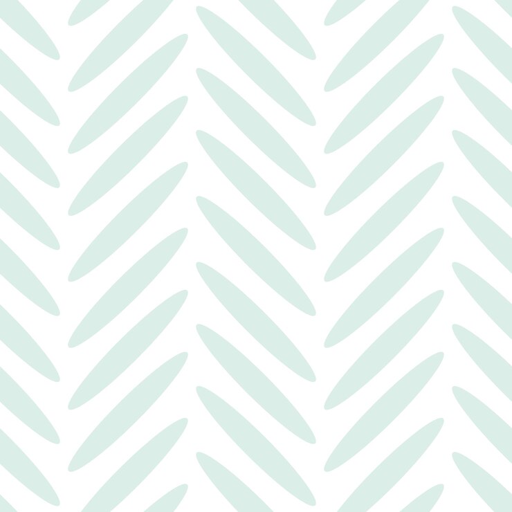 Vector vector patrón de chevron pastel verde óvalos fondo abstracto geométrico
