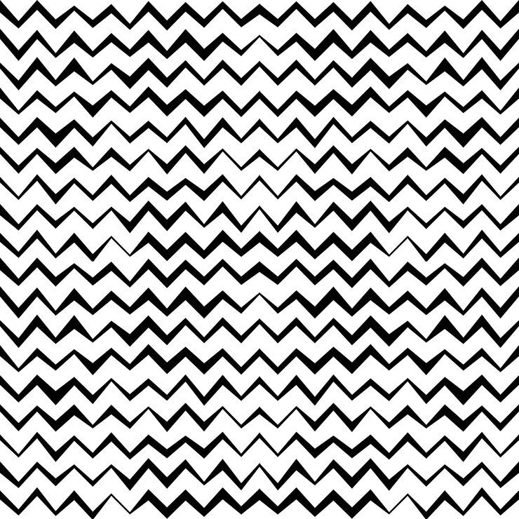 Vector vector de patrón de chevrón en zigzag muy popular