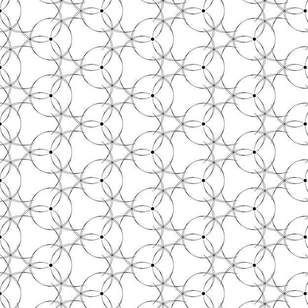 Vector de patrón de círculo abstracto