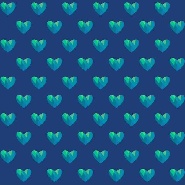 vector sin patrón con el corazón