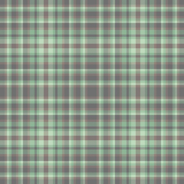 Vector de patrón sin costuras de textura de tela de cheque con un fondo de textil a cuadros de tartan en colores pastel y gris medio