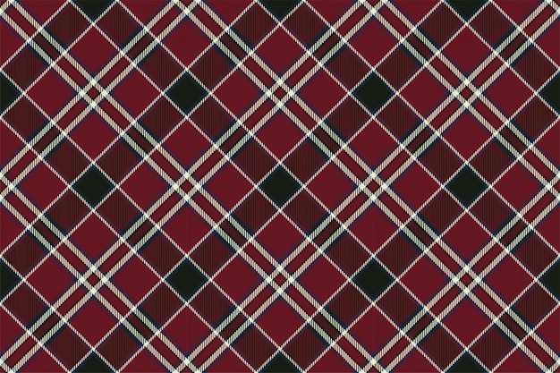 Vector de patrón de cuadros escoceses tartán escocia. Tela de fondo retro. Vintage verificación color cuadrado textura geométrica.