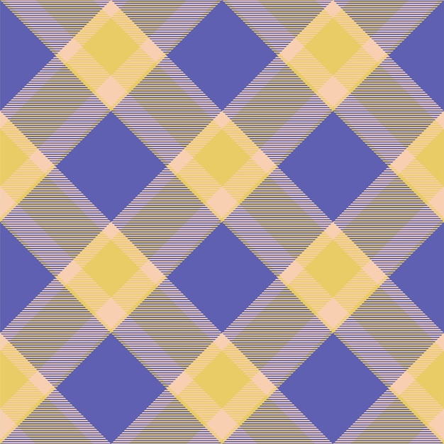 Vector de patrón de cuadros escoceses de tartán Tela de fondo retro Textura geométrica cuadrada de color de verificación vintage para impresión textil papel de regalo tarjeta de regalo papel tapiz diseño plano