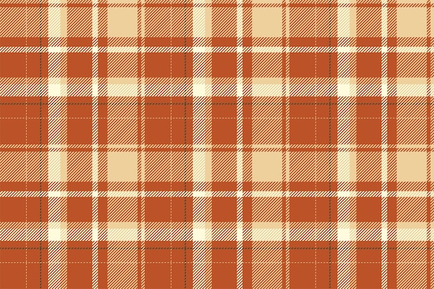 Vector de patrón de cuadros escoceses de tartán Tela de fondo retro Vintage check color cuadrado textura geométrica