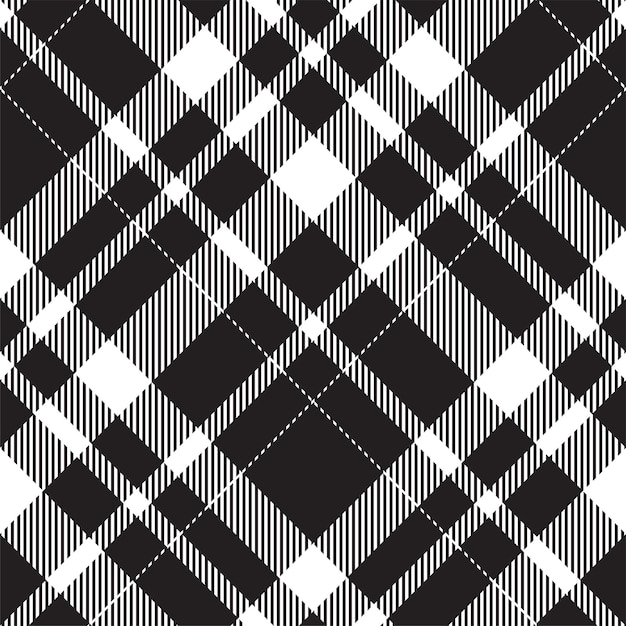Vector de patrón de cuadros escoceses de tartán Tela de fondo retro Vintage check color cuadrado textura geométrica