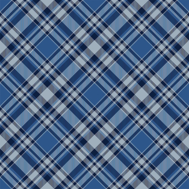 Vector de patrón de cuadros sin fisuras de tartán escocia. Tela de fondo retro. Textura geométrica cuadrada de color de Vintage Checks.