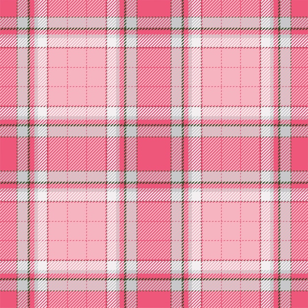 Vector de patrón de cuadros sin fisuras de tartán escocia. Tela de fondo retro. Textura geométrica cuadrada de color de Vintage Checks.