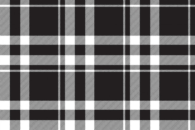 Vector de patrón de cuadros sin fisuras de tartán escocia. Tela de fondo retro. Textura geométrica cuadrada de color de Vintage Checks.