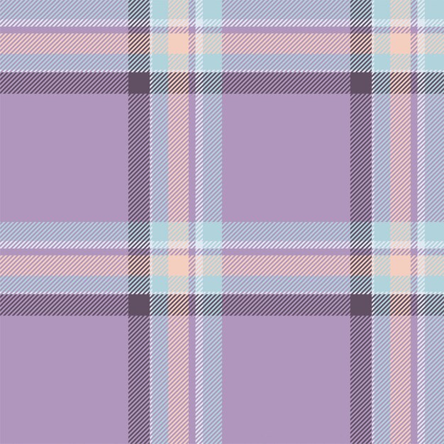 Vector de patrón de cuadros sin fisuras de tartán escocia. Tela de fondo retro. Textura geométrica cuadrada de color de Vintage Checks.