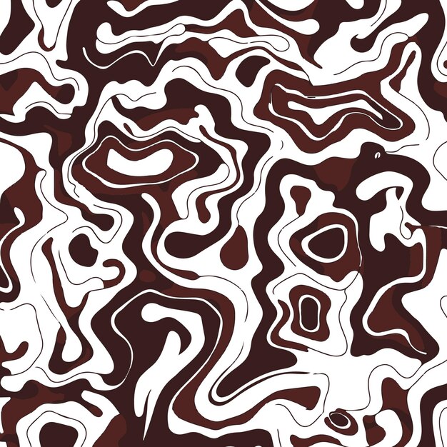 Vector de patrón de elementos abstractos dibujados a mano