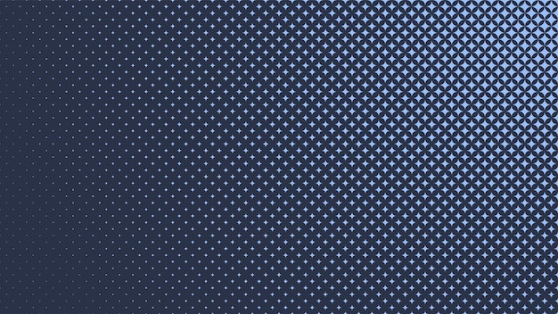 Vector Patrón Estrella Semitono Divergente Radialmente Textura Fondo Abstracto Azul