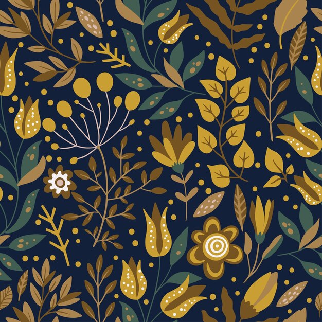 vector del patrón de la flor