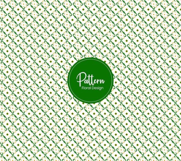 Vector patrón floral colorido lindo con fondo blanco