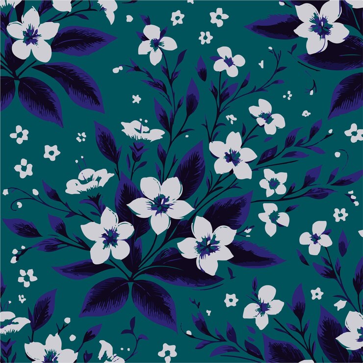 Vector patrón floral sin costuras con acuarela dibujado a mano flores suaves de verano Ilustración de stock
