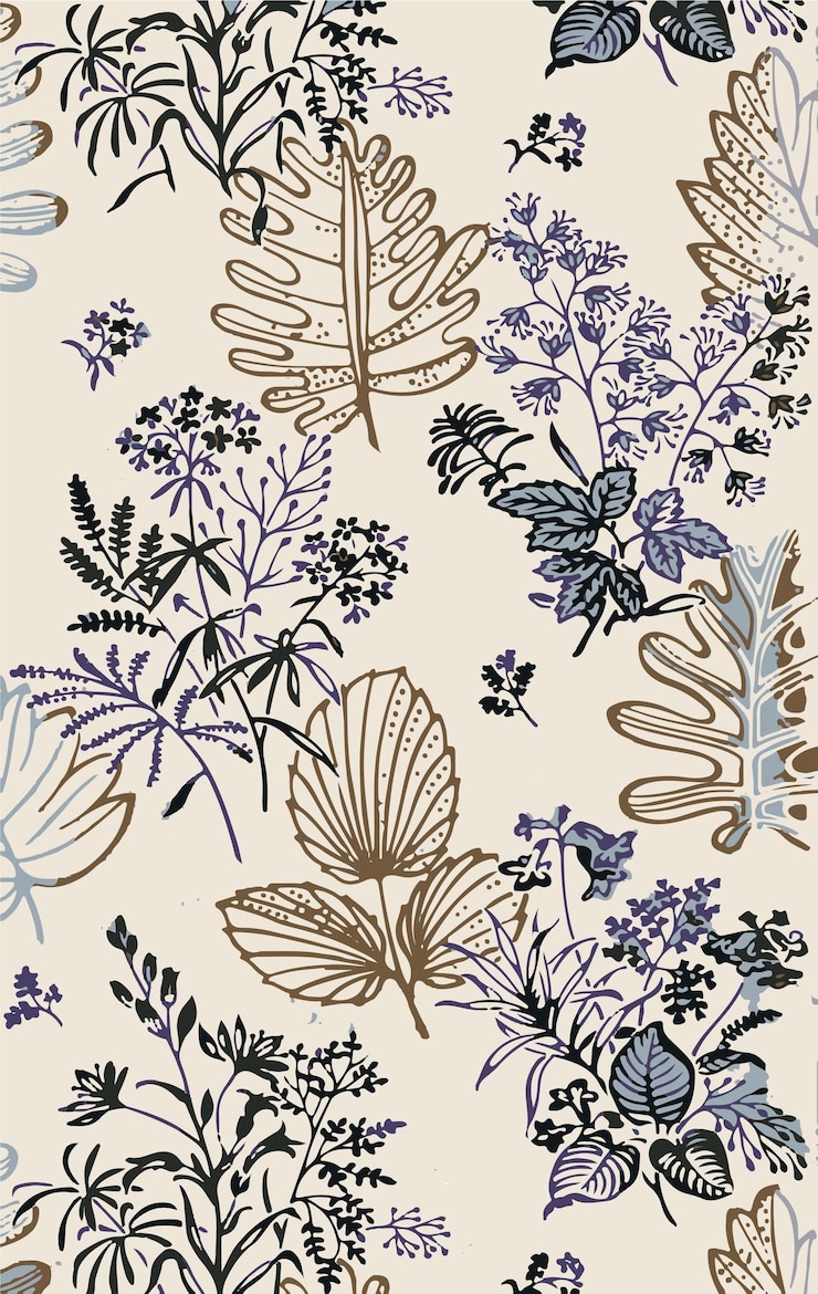 Vector patrón floral sin costuras con acuarela dibujado a mano flores suaves de verano Ilustración de stock