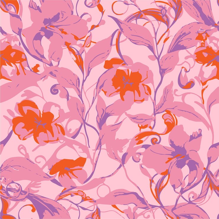Vector patrón floral sin costuras con acuarela dibujado a mano flores suaves de verano Ilustración de stock