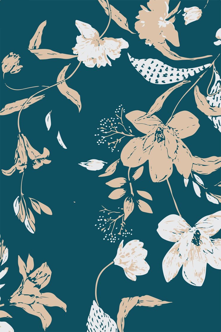 Vector patrón floral sin costuras con acuarela dibujado a mano flores suaves de verano Ilustración de stock