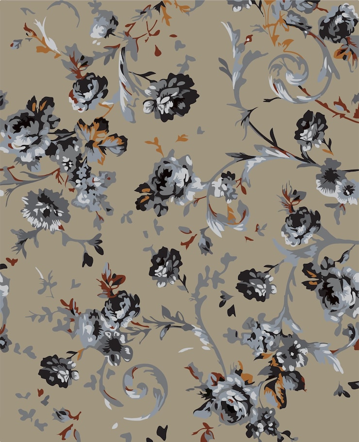 Vector patrón floral sin costuras con acuarela dibujado a mano flores suaves de verano Ilustración de stock