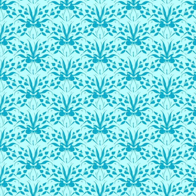 Vector de patrón floral decorativo elegante para impresión textil de textura de fondo u otros