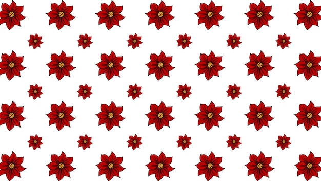 vector patrón floral dibujado a mano