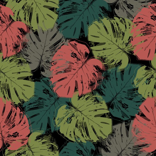 vector patrón floral patrón floral transparente fondo transparente
