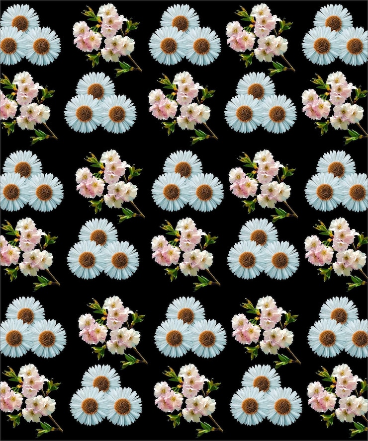 Vector vector patrón floral