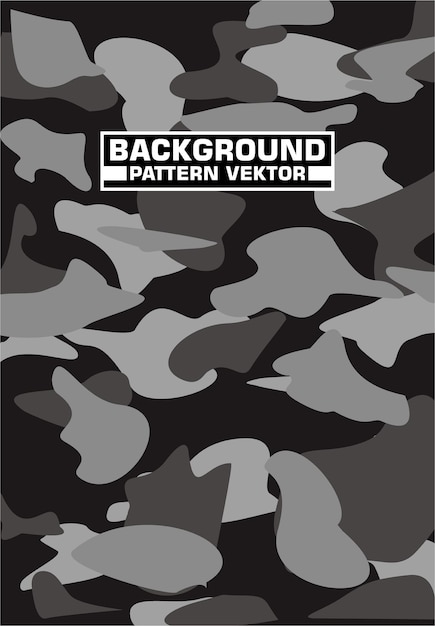 Vector de patrón de fondo de camuflaje