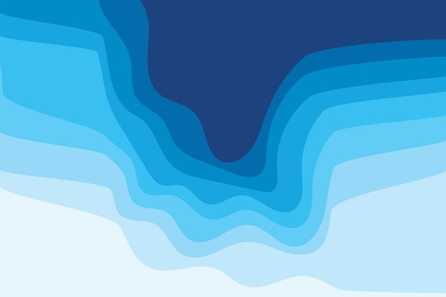 Vector de patrón de fondo de pantalla de Baground de onda azul