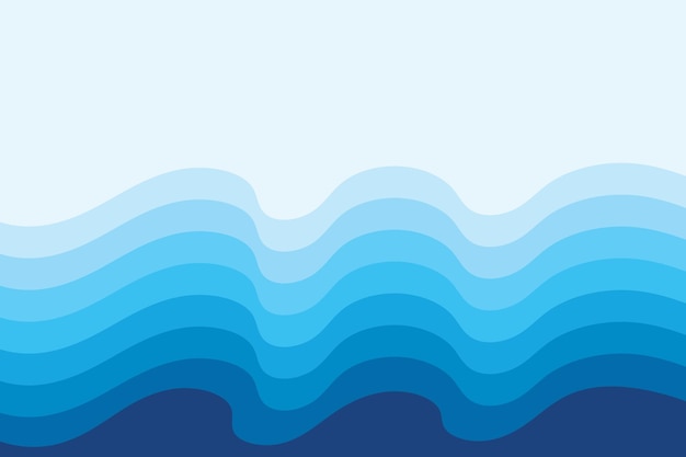 Vector de patrón de fondo de pantalla de Baground de onda azul