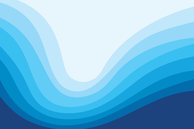 Vector de patrón de fondo de pantalla de Baground de onda azul